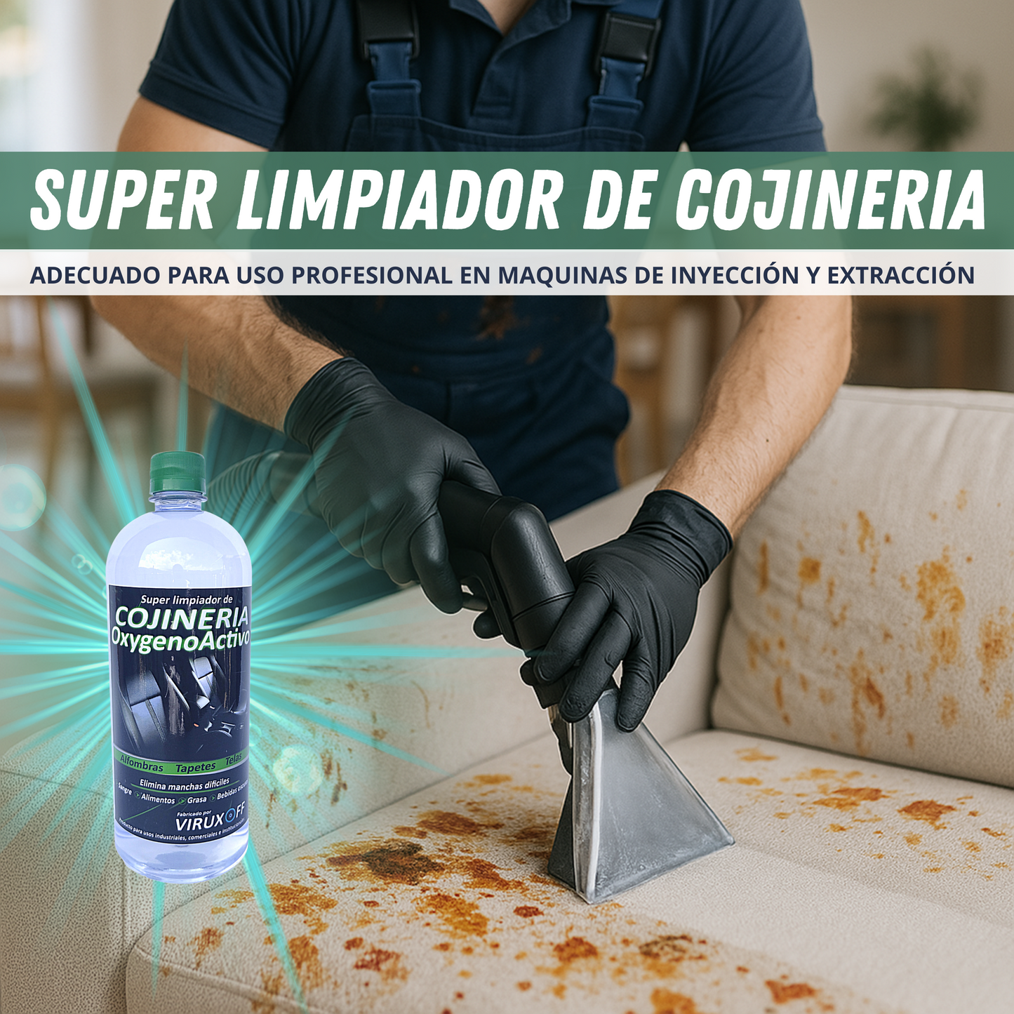 Super limpiador de cojineria x 1 Litro