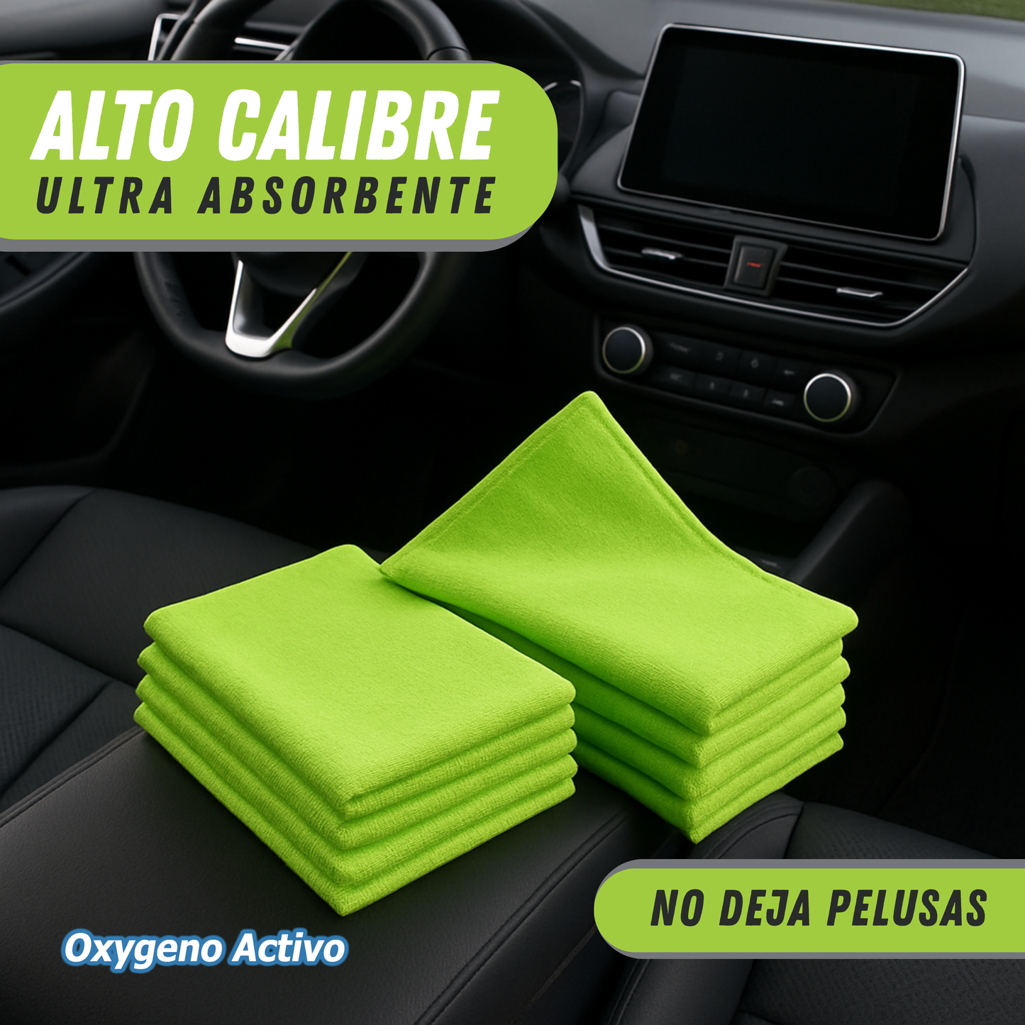 Toallas de microfibra ALTO CALIBRE