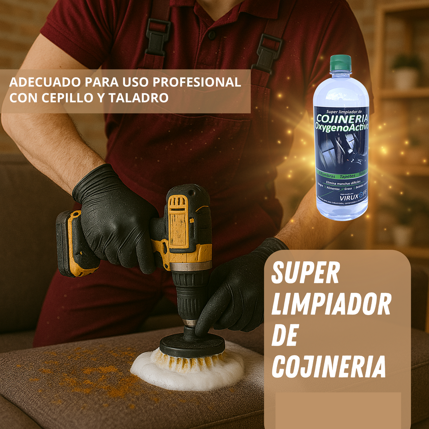 Super limpiador de cojineria x 1 Litro
