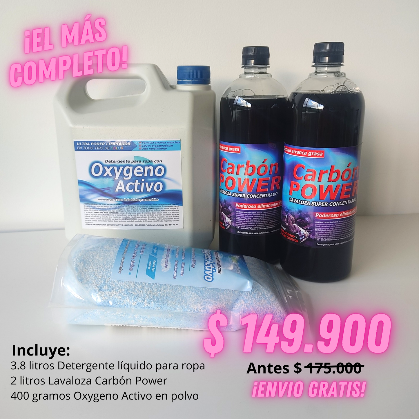 El kit mas completo! Especialmente para ti..