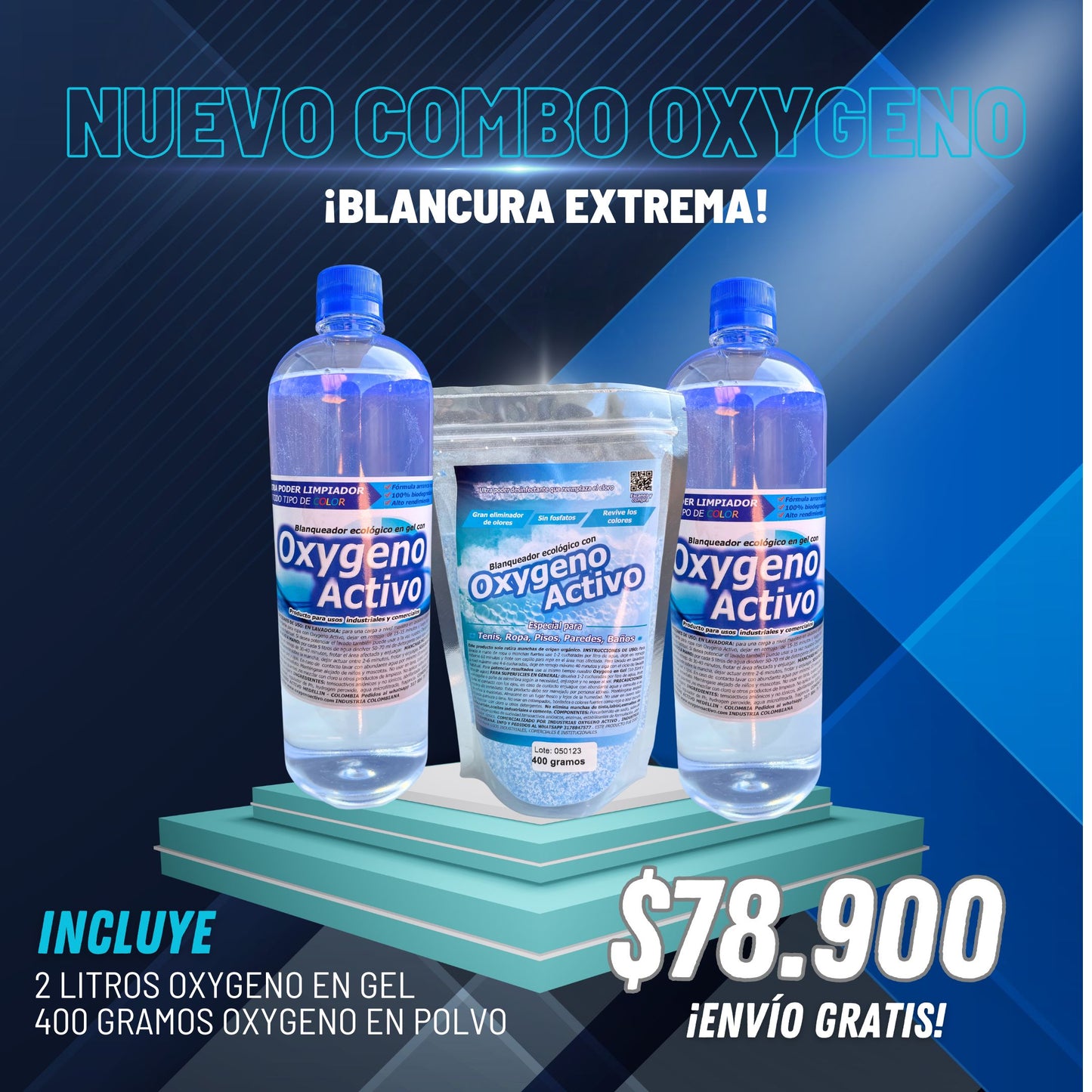 Combo Oxygeno activo