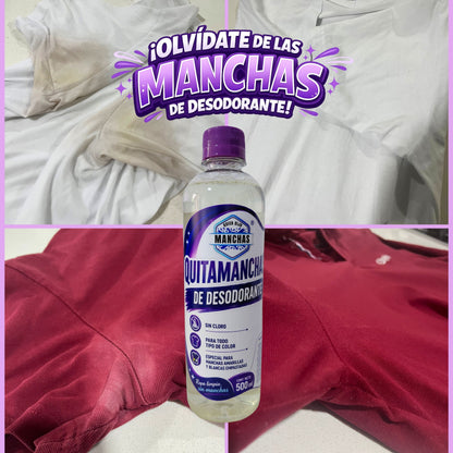 Quitamanchas DESODORANTE liquido x 500ml