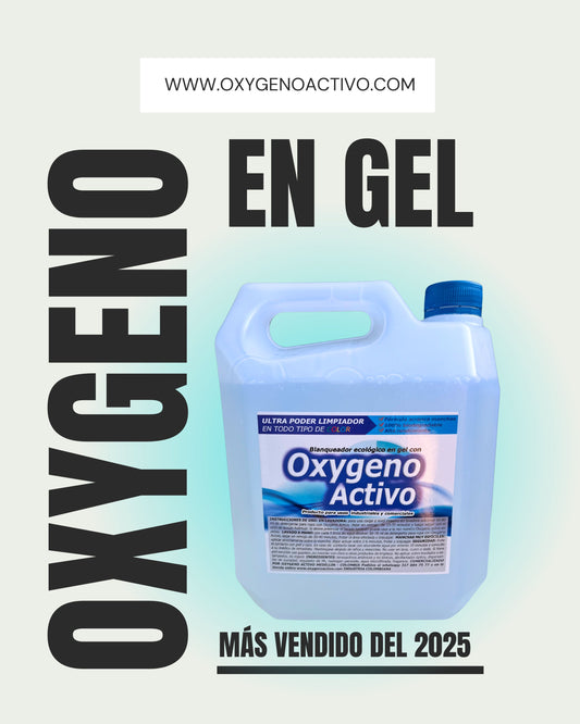 Detergente Oxygeno activo en gel x galón (4 Litros)